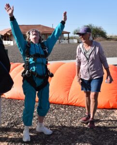 Tandem after jump 5